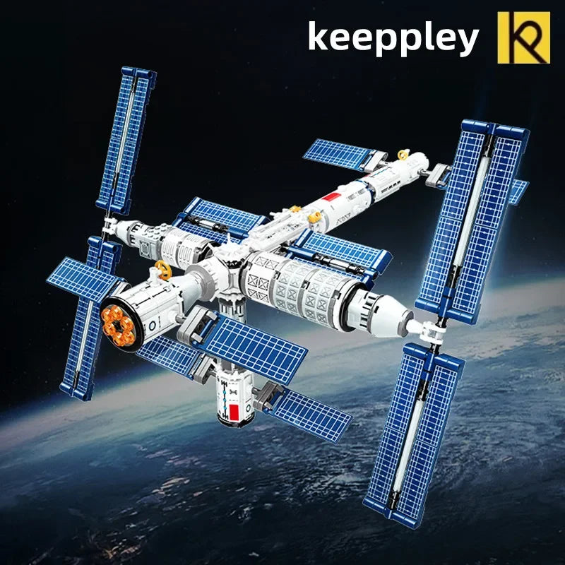 Keeppley China Aerospace Tiangong Space Station Building Blocks: Ein Trendy Spielzeugmodell für Jungen und Sammler - Dein Shop - dauerhaft günstig!