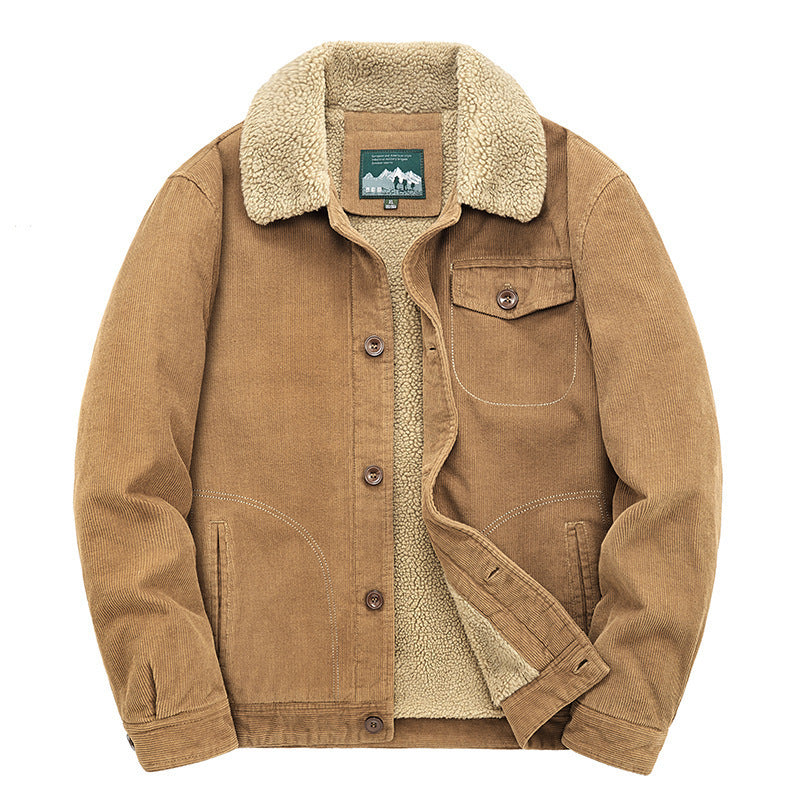 Stilvolle Herren Retro Cord Jacket: Fashion-Statement mit Vintage-Charme