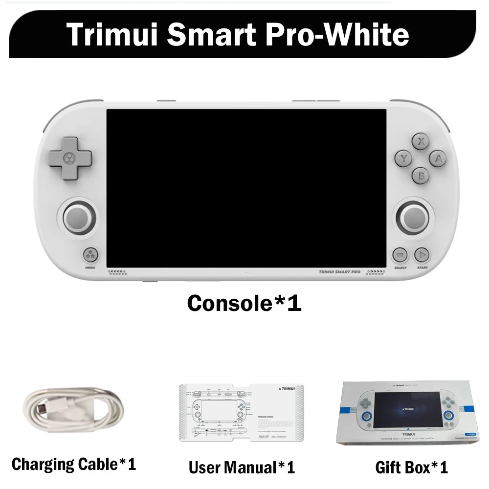 Trimui Smart Pro 4.96'' IPS Linux System Retro Handheld Game Players Portable Video Game Console 5000mAh Battery 13000+ Games - Dein Shop - dauerhaft günstig!