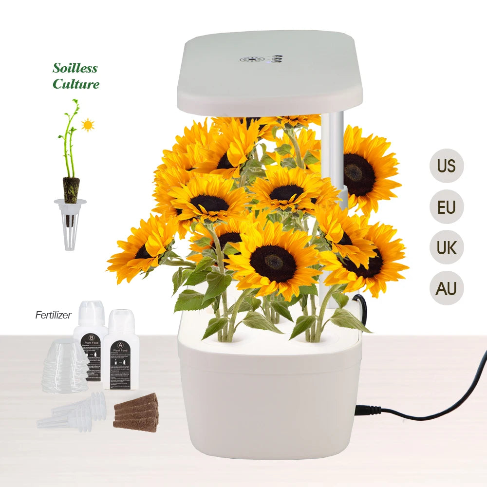 LED Pflanzenwachstumslampe für Hydroponik - Indoor-Gewächshaus System zur Anzucht von Kräutern, Blumen und Pflanzen - Dein Shop - dauerhaft günstig!