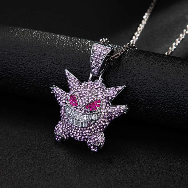 Pokemon Anime Gengar Figures Funny Lucky Charms Necklace Pendant Cartoon Dolls Jewelry Girls Toy Model Accessories Kids Gift - Dein Shop - dauerhaft günstig!