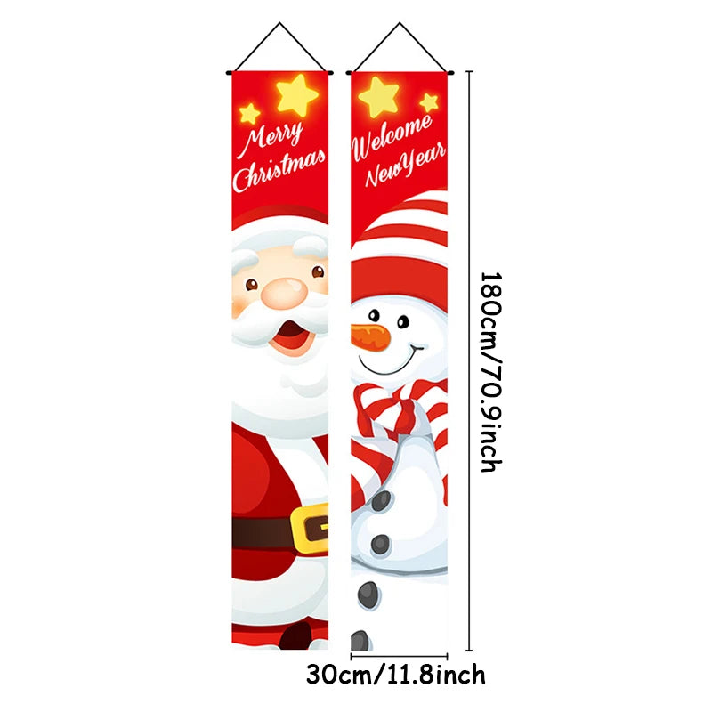 Festlicher Weihnachts-Nussknacker Banner: Stilvolle Außendekoration für Tür, Garten und Innenräume – Perfekt für die Feiertage! - Dein Shop - dauerhaft günstig!