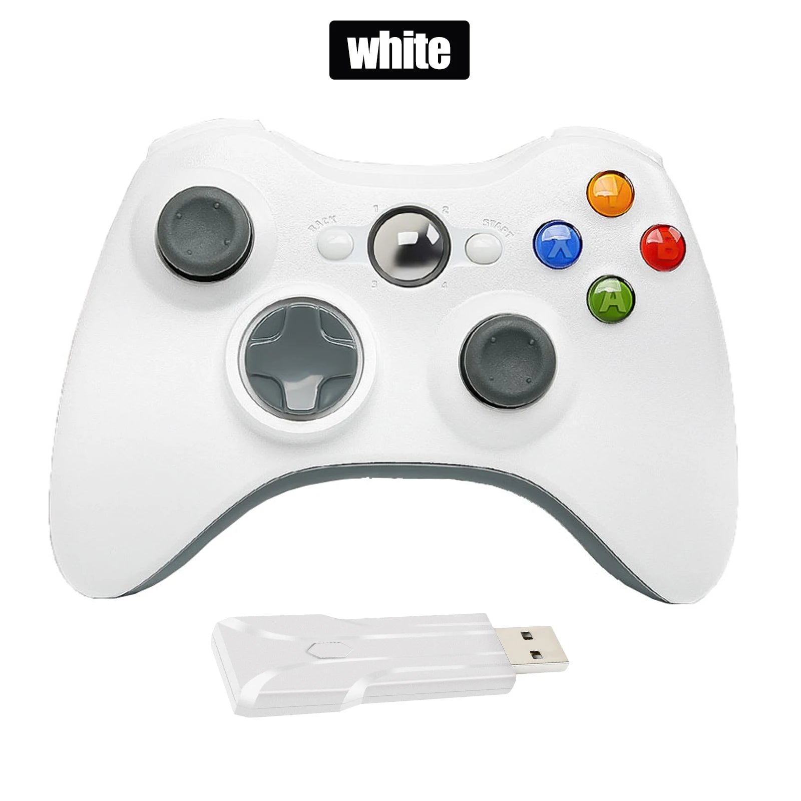 2.4G Wireless Controller für Xbox 360/360 Slim/PC Gamepad Videospiel 3D Rocker Dual Vibration Sensing Konsole Gaming Zubehör - Dein Shop - dauerhaft günstig!