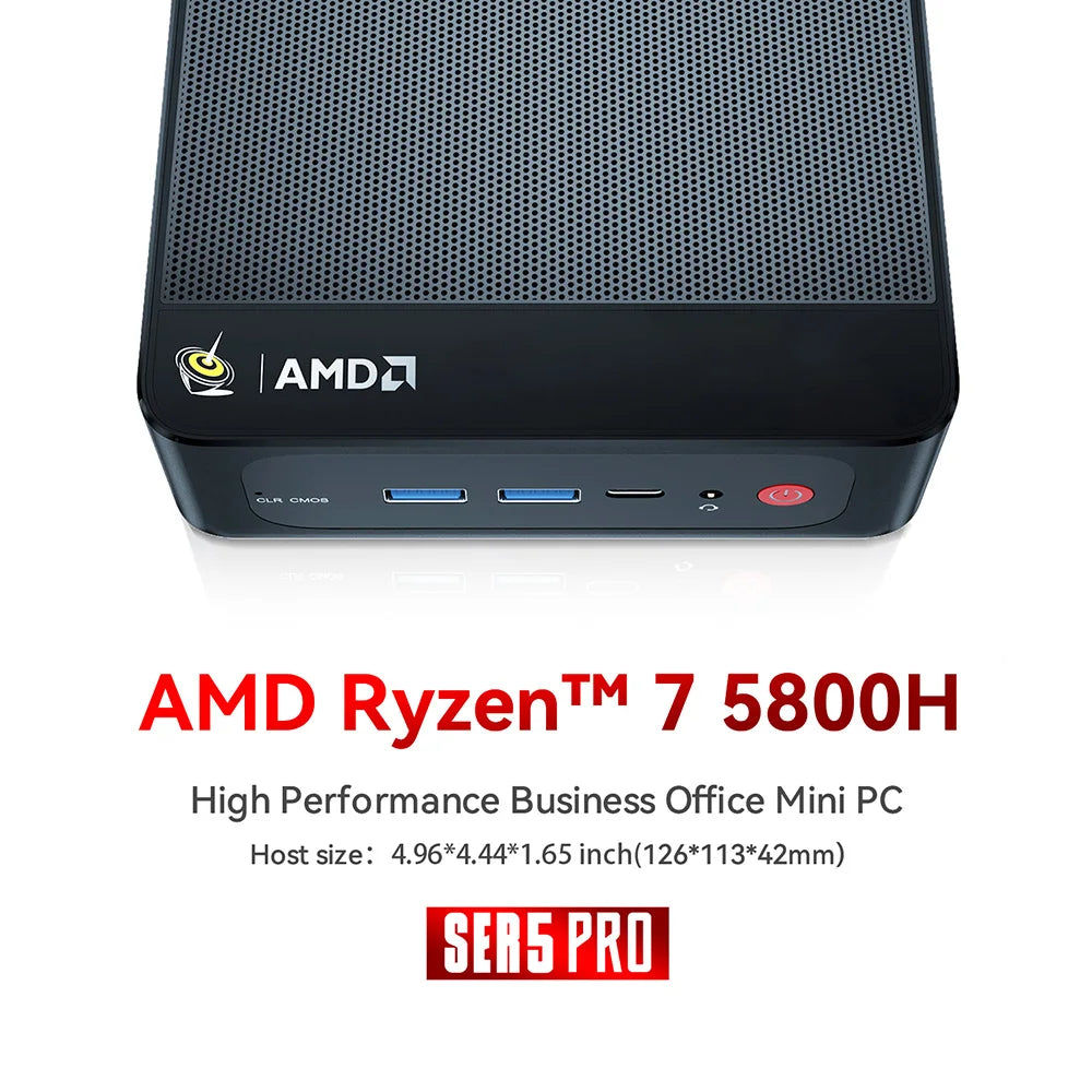 Vergleich der Beelink Mini PCs: SER5 Pro mit AMD Ryzen 7 5800H und SER6 Pro mit 7735HS – Welcher Gaming Mini Computer überzeugt mit Leistung und Effizienz? - Dein Shop - dauerhaft günstig!