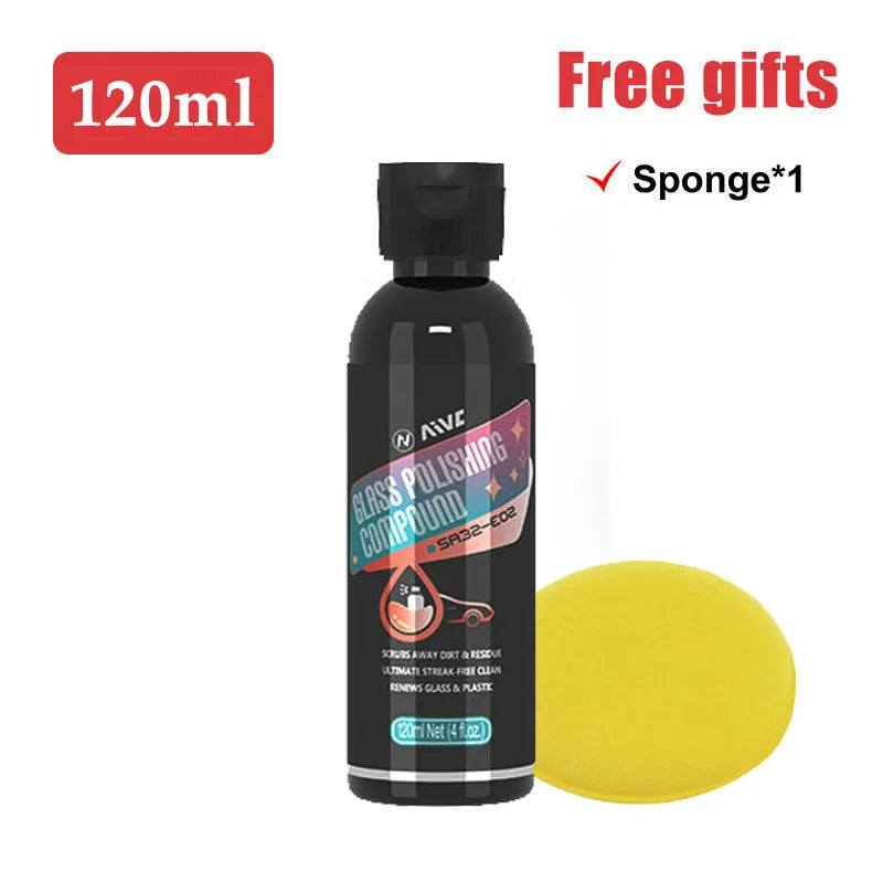 Car Glass Oil Film Remover Aivc  Glass Polishing Compound Windshield Cleaner Car Glass Polishing Clear Window Auto Detailing - Dein Shop - dauerhaft günstig!