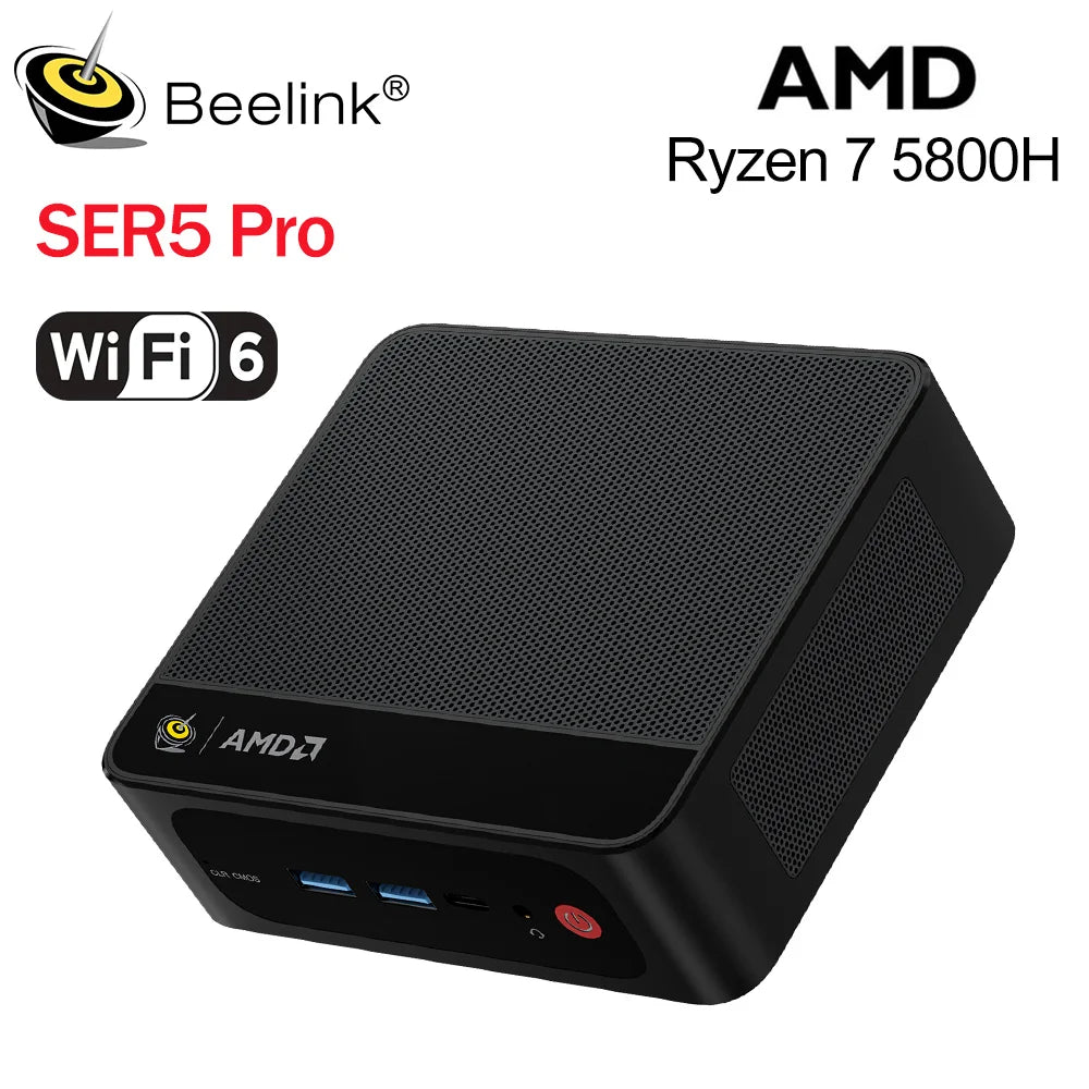 Vergleich der Beelink Mini PCs: SER5 Pro mit AMD Ryzen 7 5800H und SER6 Pro mit 7735HS – Welcher Gaming Mini Computer überzeugt mit Leistung und Effizienz? - Dein Shop - dauerhaft günstig!