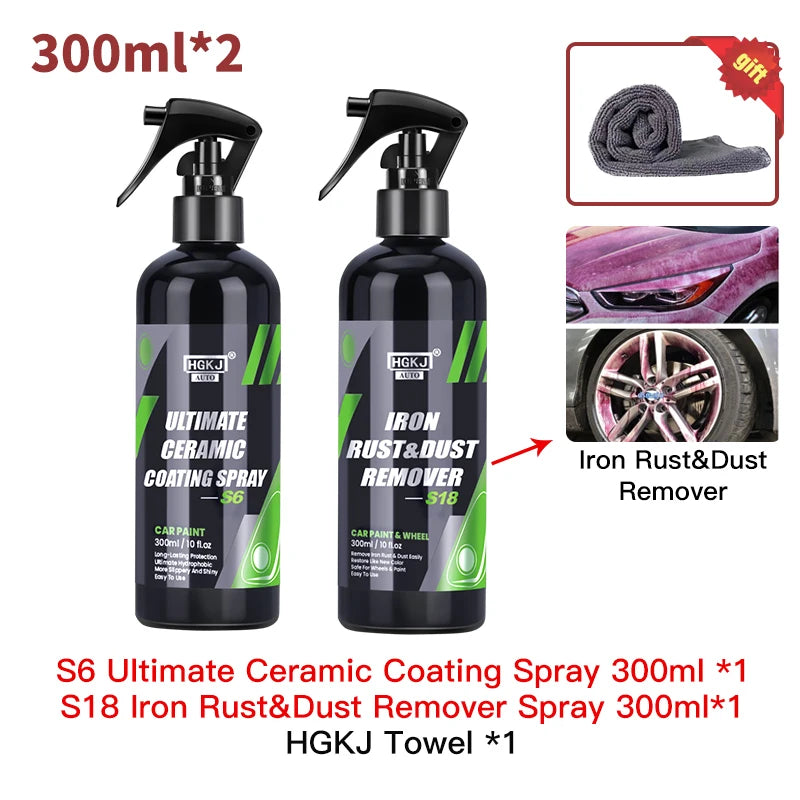 S6 Nano Ceramic Car Coating Quick Detail Spray-Extend Protection of Waxes Sealants Coatings Quick Waterless Paint Care HGKJ - Dein Shop - dauerhaft günstig!