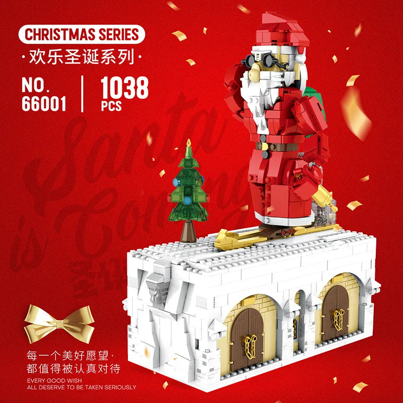 1039PCS Christmas Series Modellbau-Blocks für Santa Claus – Die perfekte Geschenkidee für die Feiertage - Dein Shop - dauerhaft günstig!