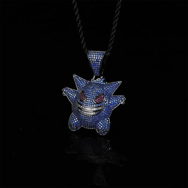 Pokemon Anime Gengar Figures Funny Lucky Charms Necklace Pendant Cartoon Dolls Jewelry Girls Toy Model Accessories Kids Gift - Dein Shop - dauerhaft günstig!