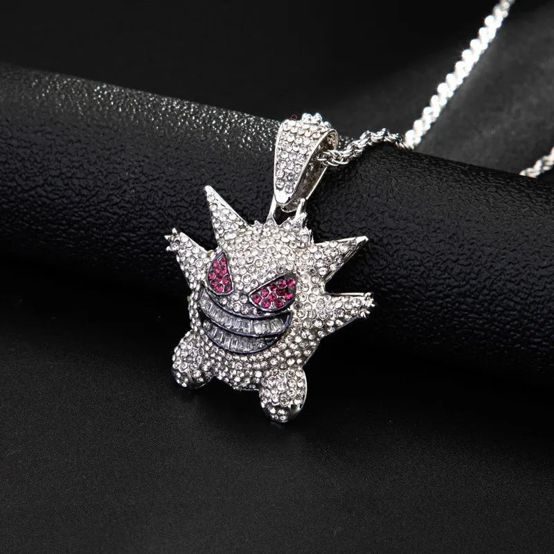 Pokemon Anime Gengar Figures Funny Lucky Charms Necklace Pendant Cartoon Dolls Jewelry Girls Toy Model Accessories Kids Gift - Dein Shop - dauerhaft günstig!