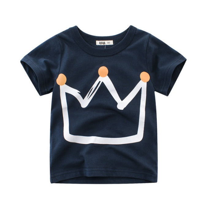 Neu im Sommer: Koreanisches Kinder T-Shirt aus Baumwolle für Jungen – Bequeme Kurzarmmode für kleine Entdecker