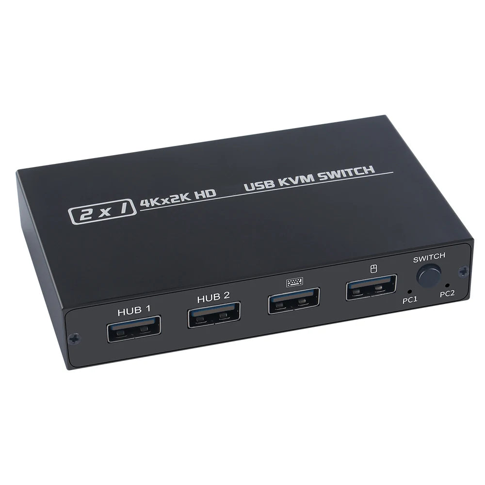 Ultimativer 4K*2K KVM 2-in-1 HDMI/USB Switch: Teilen Sie mühelos 2 Hosts mit 1 Monitor, Keyboard & Maus – Perfekte Lösung für effizientes Multitasking und brillante Videoerfahrung! - Dein Shop - dauerhaft günstig!