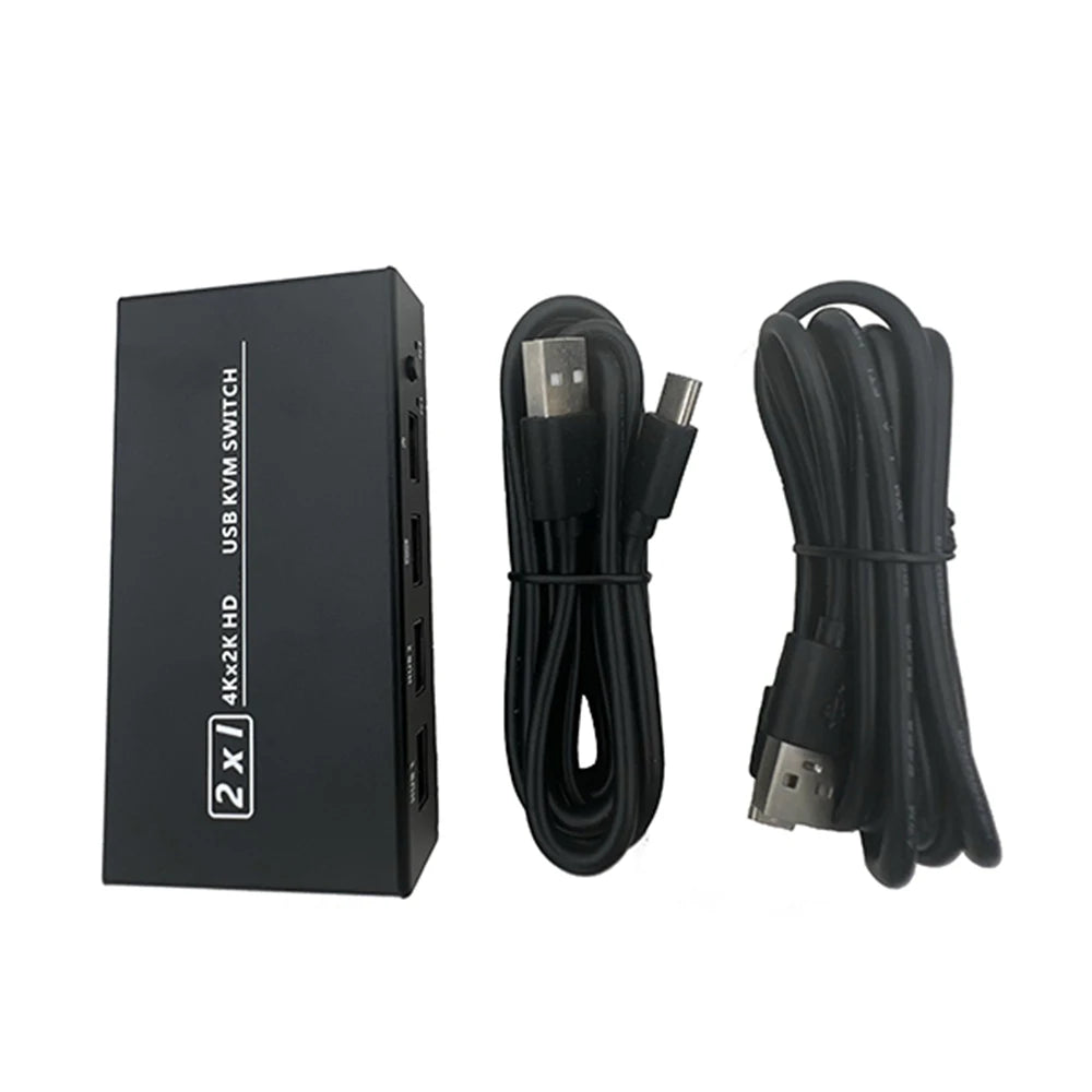 Ultimativer 4K*2K KVM 2-in-1 HDMI/USB Switch: Teilen Sie mühelos 2 Hosts mit 1 Monitor, Keyboard & Maus – Perfekte Lösung für effizientes Multitasking und brillante Videoerfahrung! - Dein Shop - dauerhaft günstig!