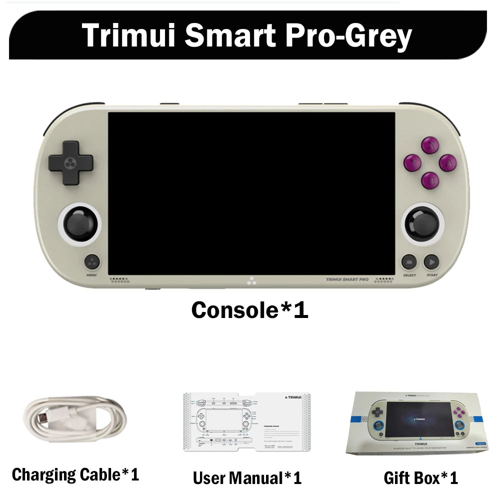 Trimui Smart Pro 4.96'' IPS Linux System Retro Handheld Game Players Portable Video Game Console 5000mAh Battery 13000+ Games - Dein Shop - dauerhaft günstig!