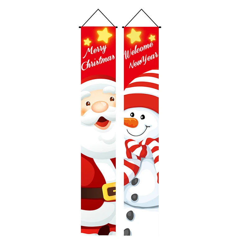 Festlicher Weihnachts-Nussknacker Banner: Stilvolle Außendekoration für Tür, Garten und Innenräume – Perfekt für die Feiertage! - Dein Shop - dauerhaft günstig!