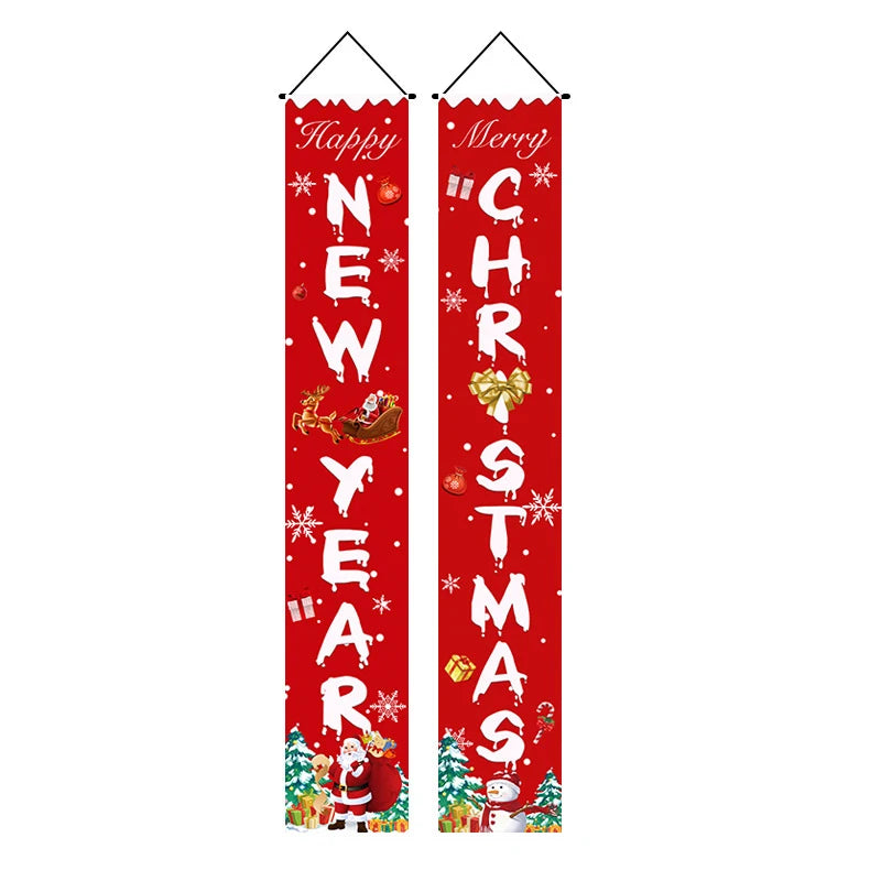 Festlicher Weihnachts-Nussknacker Banner: Stilvolle Außendekoration für Tür, Garten und Innenräume – Perfekt für die Feiertage! - Dein Shop - dauerhaft günstig!