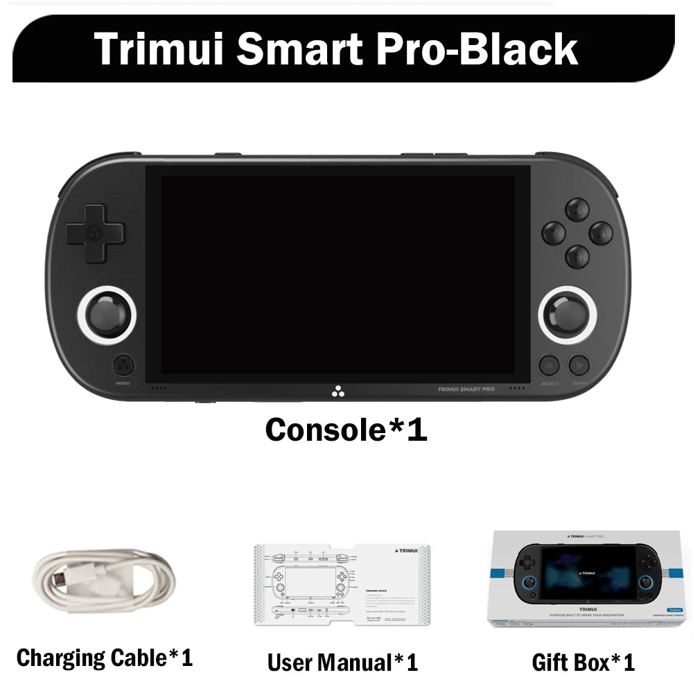 Trimui Smart Pro 4.96'' IPS Linux System Retro Handheld Game Players Portable Video Game Console 5000mAh Battery 13000+ Games - Dein Shop - dauerhaft günstig!