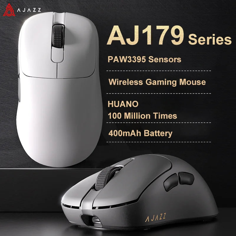 AJAZZ AJ179 PRO PAW3395 Wireless Gaming Mouse with RGB Charging Base 26000DPI Lightweight Ergonomic Mouse for PC Gamer Laptop - Dein Shop - dauerhaft günstig!