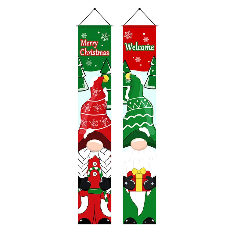 Festlicher Weihnachts-Nussknacker Banner: Stilvolle Außendekoration für Tür, Garten und Innenräume – Perfekt für die Feiertage! - Dein Shop - dauerhaft günstig!