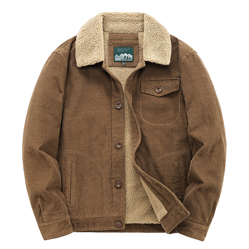 Stilvolle Herren Retro Cord Jacket: Fashion-Statement mit Vintage-Charme