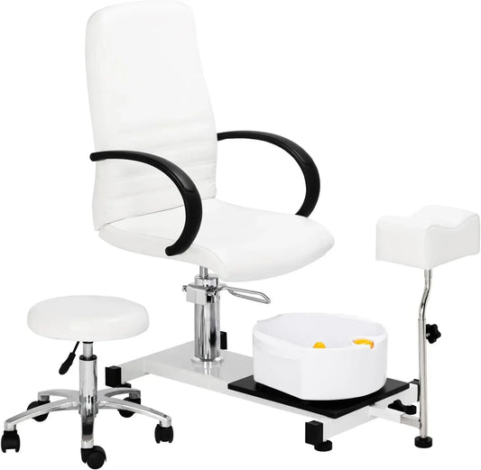 Pedicure Chair  with Massage Foot Bath, Hydraulic Pedi Chair for Nail Tech, Beauty Spa Salon Unit Station Technician Supplies - Dein Shop - dauerhaft günstig!