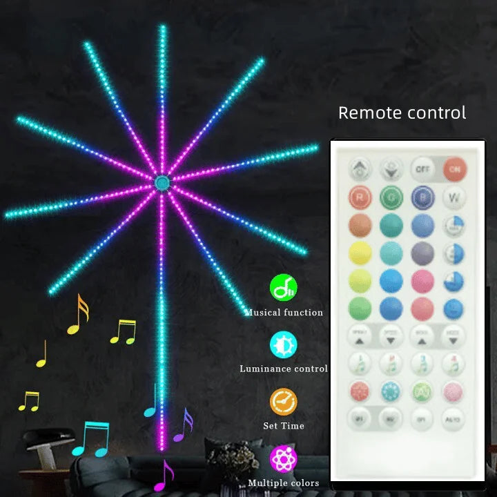 RGB Feuerwerk LED Streifen - Bluetooth Smarter Neon Strip mit APP Steuerung - Dein Shop - dauerhaft günstig!