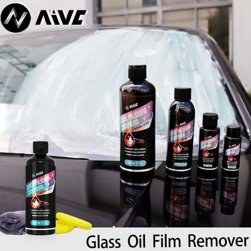 Car Glass Oil Film Remover Paste Aivc Auto Windshield Water Spot Stain Removal Window Polish Cleaner Waterproof Car Detailing - Dein Shop - dauerhaft günstig!