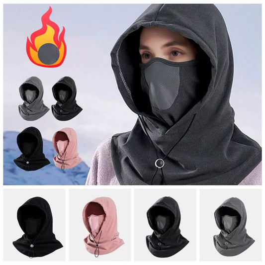 Winter Thermische Fleece Schal Ski Gesichts maske Hals wärmer Kapuze Hut Wind dicht kalt Warm Reit kappe Sport Outdoor - Dein Shop - dauerhaft günstig!