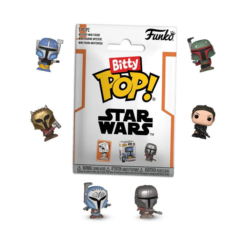 Funko Bitty Pop The Mandalorian: Star Wars Mystery Blind Bags – Mini Figuren & Sammlerstücke für Kinder Geschenke