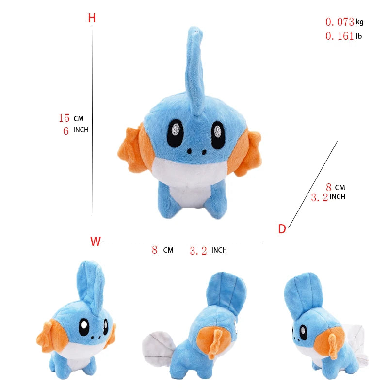 Hochwertige Pokémon-Peluches: Mudkip, Torchic und Treecko – Die perfekten Kawaii-Geschenke für Kinder! - Dein Shop - dauerhaft günstig!