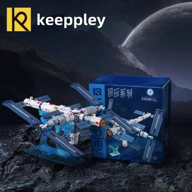 Keeppley China Aerospace Tiangong Space Station Building Blocks: Ein Trendy Spielzeugmodell für Jungen und Sammler - Dein Shop - dauerhaft günstig!