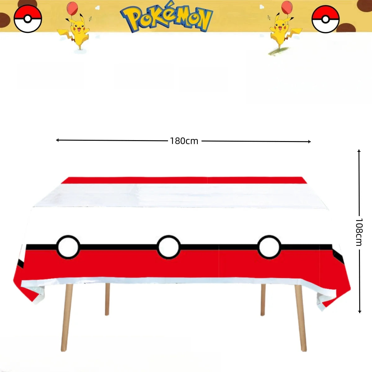 Pokémon Pikachu Tischdecke – Einweg-Partydeko für Geburtstagsfeiern und Baby-Shower – Bunte Tischdecke für Kinderfeiern, Spielzeug-Geschenk und Partybedarf - Dein Shop - dauerhaft günstig!