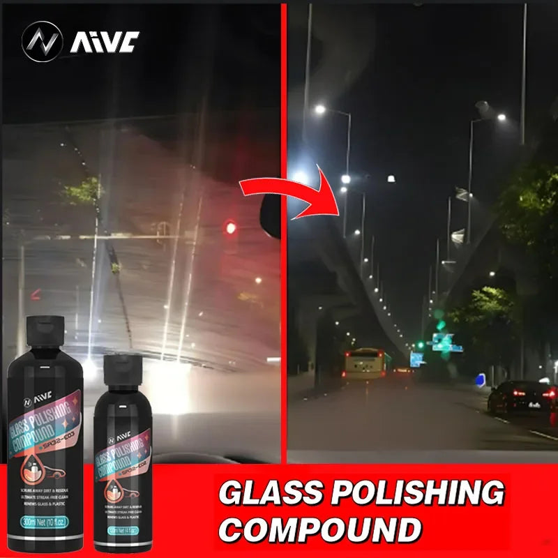 Car Glass Oil Film Remover Paste Aivc Auto Windshield Water Spot Stain Removal Window Polish Cleaner Waterproof Car Detailing - Dein Shop - dauerhaft günstig!