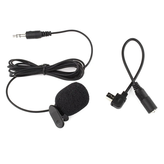 3.5mm Aktives Clip-Mikrofon mit Mini-USB-Audio-Adapter Mikrofonkabel für Gopro Hero 3 3+ 4 Action-Kamera-Zubehör-Set - Dein Shop - dauerhaft günstig!