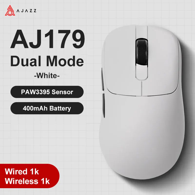 AJAZZ AJ179 PRO PAW3395 Wireless Gaming Mouse with RGB Charging Base 26000DPI Lightweight Ergonomic Mouse for PC Gamer Laptop - Dein Shop - dauerhaft günstig!