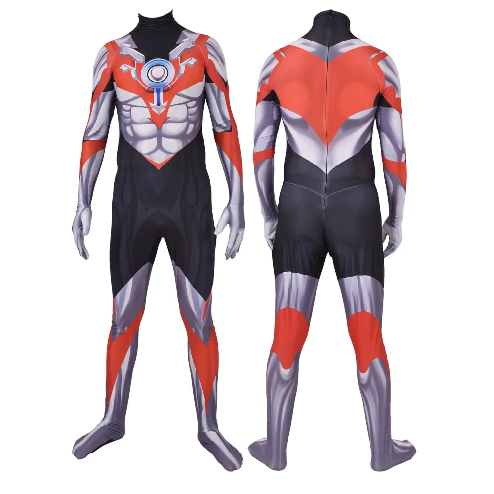 Halloween adults kids Ultraman Orb Cosplay Costume Ultraman Tiga Superhero Ultraman Orb Zentai Bodysuit Ultraman Zero Jumpsuit