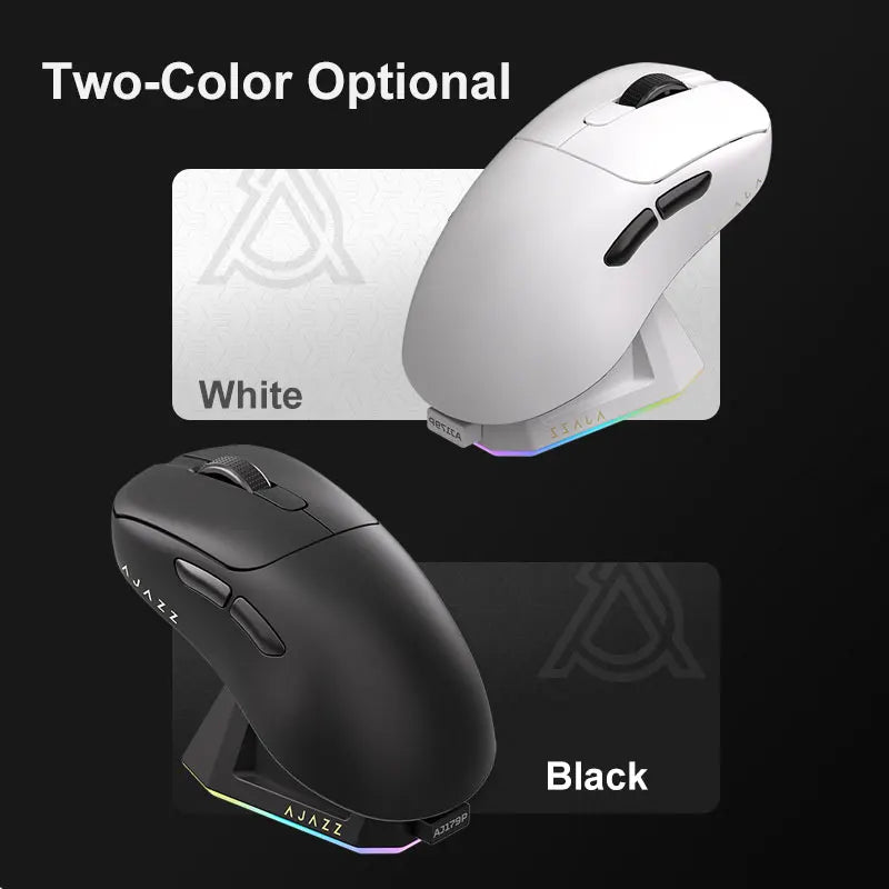 AJAZZ AJ179 PRO PAW3395 Wireless Gaming Mouse with RGB Charging Base 26000DPI Lightweight Ergonomic Mouse for PC Gamer Laptop - Dein Shop - dauerhaft günstig!