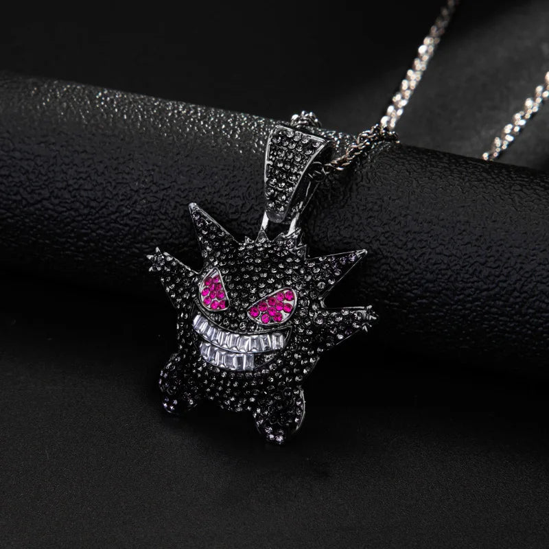 Pokemon Anime Gengar Figures Funny Lucky Charms Necklace Pendant Cartoon Dolls Jewelry Girls Toy Model Accessories Kids Gift - Dein Shop - dauerhaft günstig!