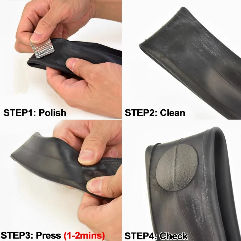 Bicycle Tire Repair Patch Glue-Free Adhesive Quick Repairing Tyre Protection Patch for Mountain Road Bike Inner Tyre Repair Pads - Dein Shop - dauerhaft günstig!