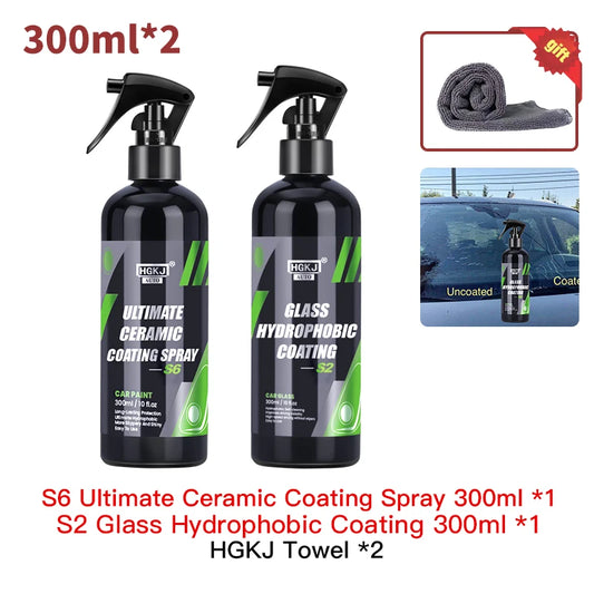 S6 Nano Ceramic Car Coating Quick Detail Spray-Extend Protection of Waxes Sealants Coatings Quick Waterless Paint Care HGKJ - Dein Shop - dauerhaft günstig!