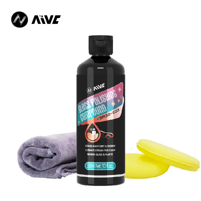 Car Glass Oil Film Remover Paste Aivc Auto Windshield Water Spot Stain Removal Window Polish Cleaner Waterproof Car Detailing - Dein Shop - dauerhaft günstig!