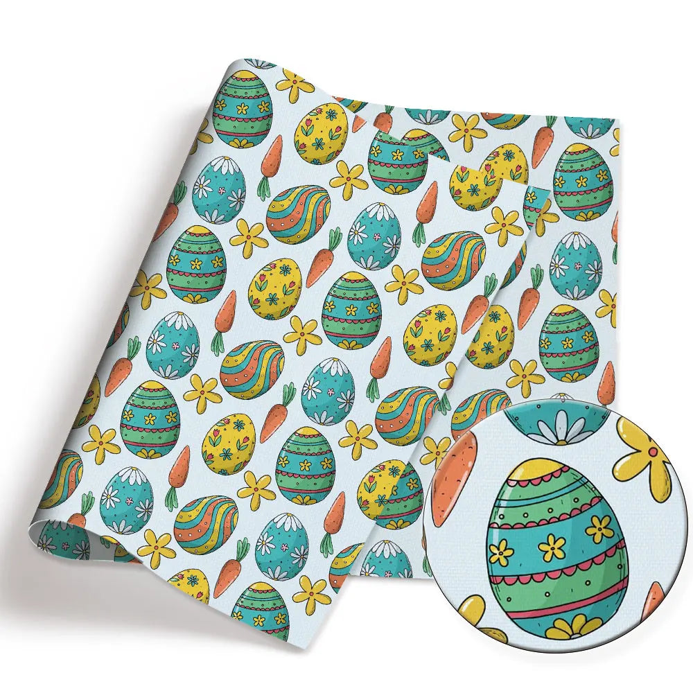 Ostern Cartoon-Stoff 140x50 cm – DIY Patchwork aus Polyester und Baumwolle, bedruckt mit Anime-Motiven für handgemachtes Nähen - Dein Shop - dauerhaft günstig!