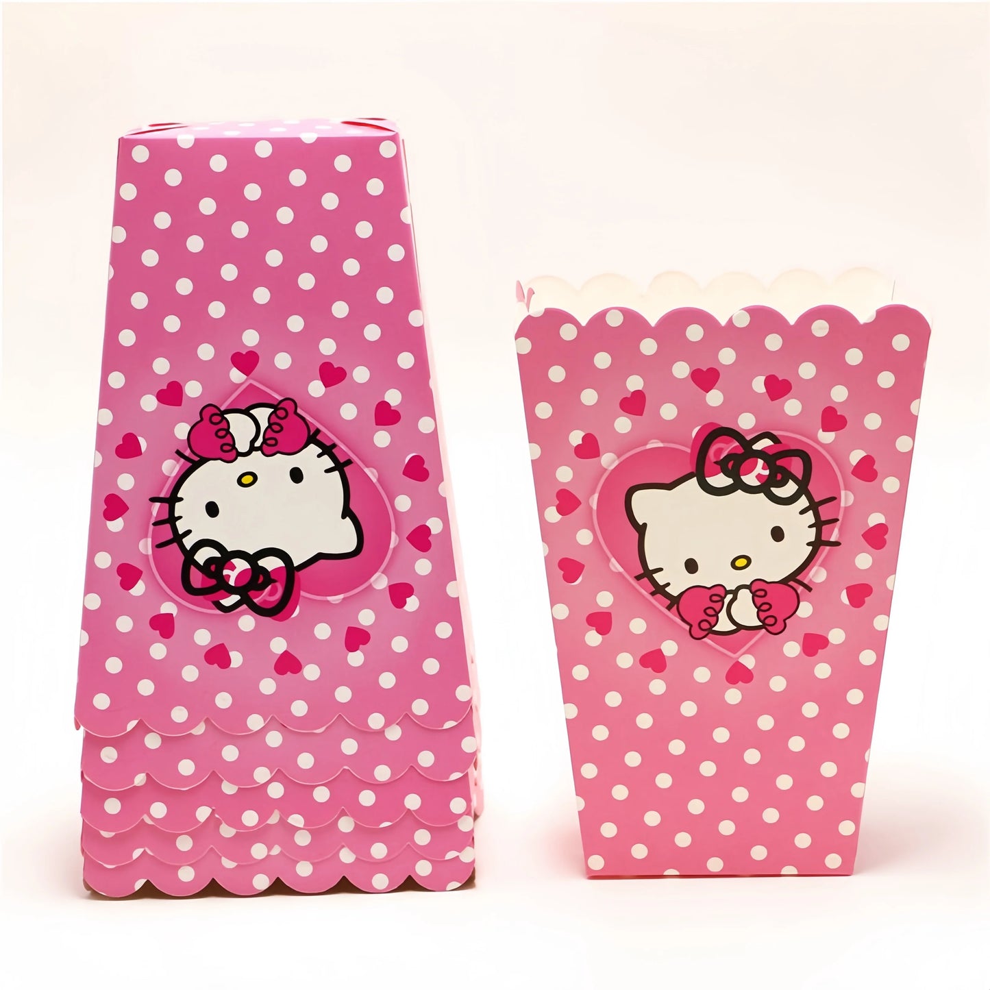 Hello Kitty Popcornbox - Verspielte Geburtstags-Deko in Pink für Kindergeburtstage - Geschenkbox für Kekse, Schokolade & Süßigkeiten - Dein Shop - dauerhaft günstig!