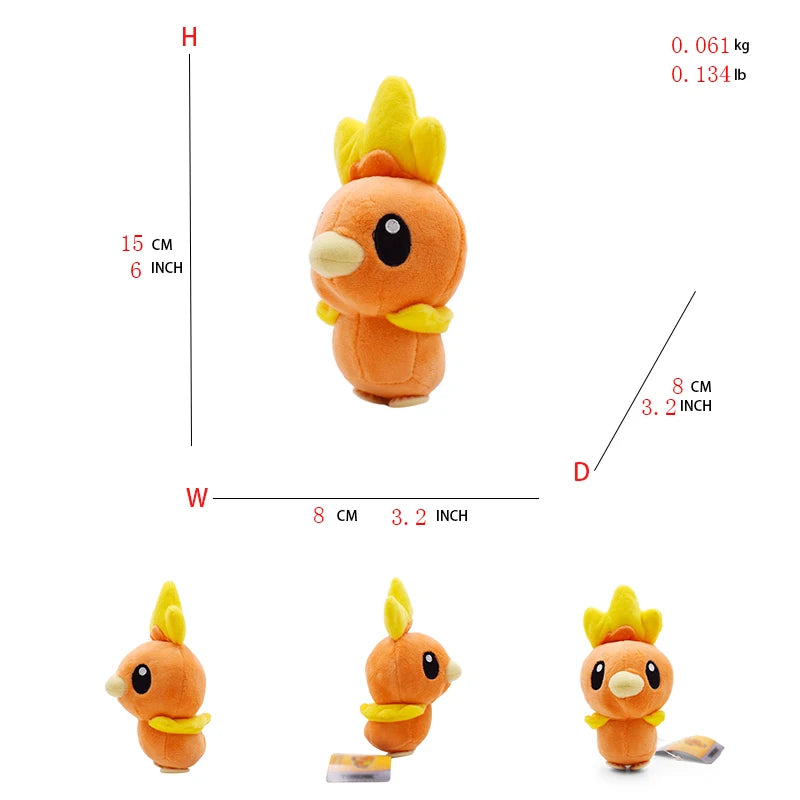 Hochwertige Pokémon-Peluches: Mudkip, Torchic und Treecko – Die perfekten Kawaii-Geschenke für Kinder! - Dein Shop - dauerhaft günstig!