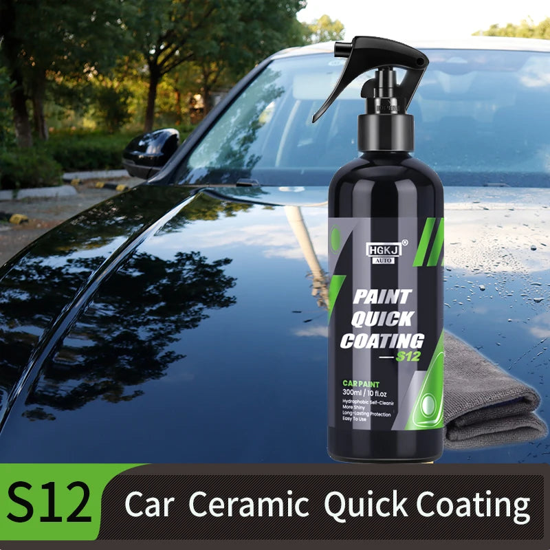 Ceramic Car Quick Coating Professional Hgkj S12  Nano Hydrophobic Body Polish Paint Care Protection Wax Spray Car Accessories - Dein Shop - dauerhaft günstig!