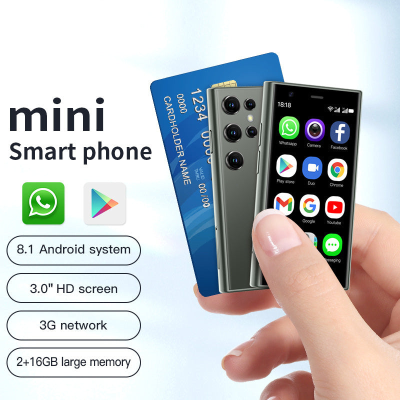 S23PRO & XS15 Mini Smart Small Mobile Phone 30 Screen 2G 16G Android 3G Network WIFI - Dein Shop - dauerhaft günstig!