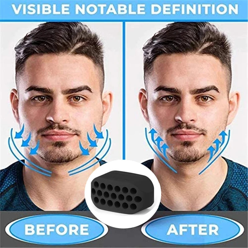 Silicone Jaw Line Exerciser Jawline Chew Ball Fitness Facial Toner Face And Neck Muscle Trainer Chin Cheek Exercise Jawliner - Dein Shop - dauerhaft günstig!