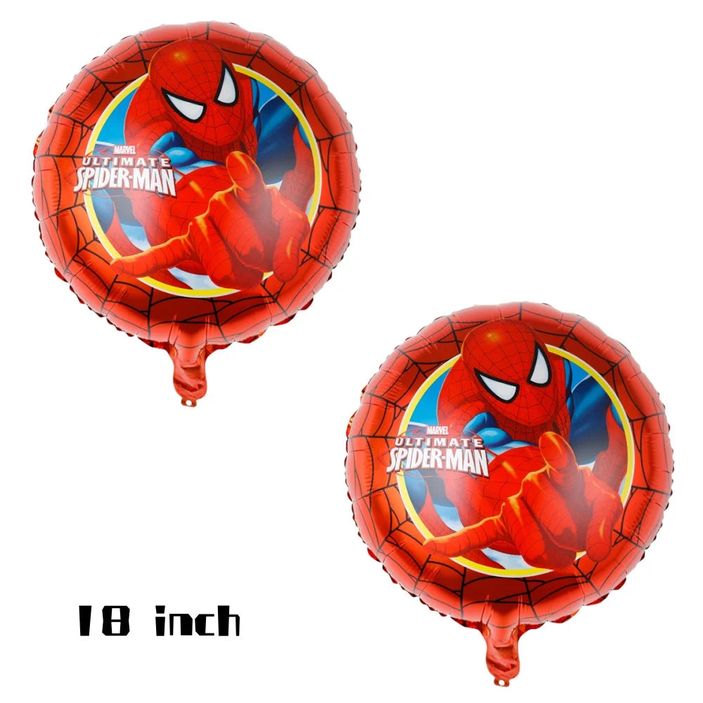 SpiderMan Birthday Decorations Superhero Disposable Tableware Banner Balloons Kids Boys Baby Shower Spider Party Event Supplies - Dein Shop - dauerhaft günstig!