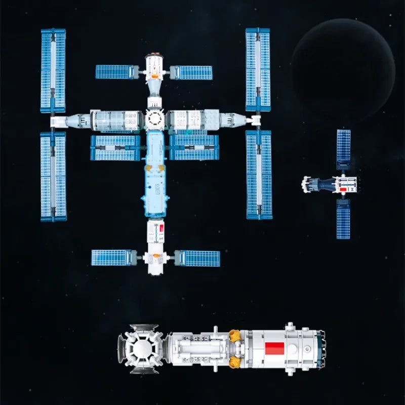 Keeppley China Aerospace Tiangong Space Station Building Blocks: Ein Trendy Spielzeugmodell für Jungen und Sammler - Dein Shop - dauerhaft günstig!